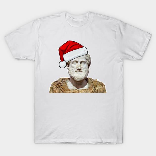 Aristotle Santa T-Shirt by (Eu)Daimonia